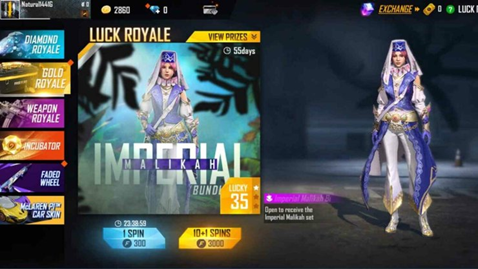5 Bundel Menakjubkan Teratas Dirilis Di Free Fire Gold Royale