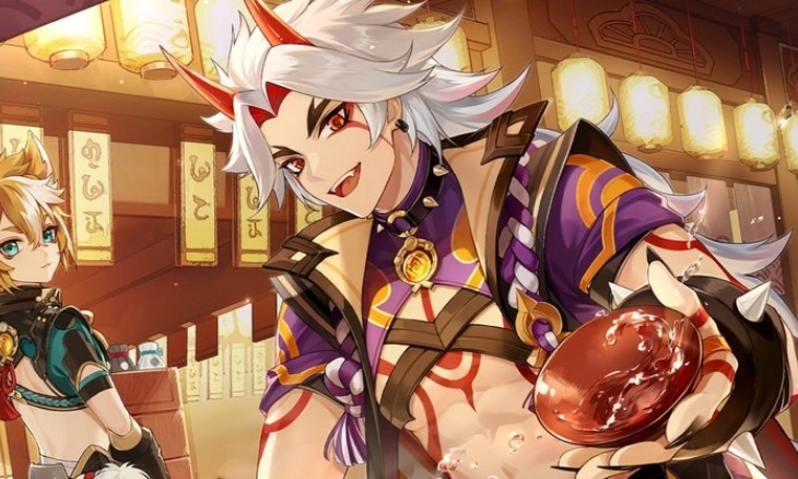  Genshin Impact : Mengenal Karakter Baru Arataki Itto untuk Geo DPS