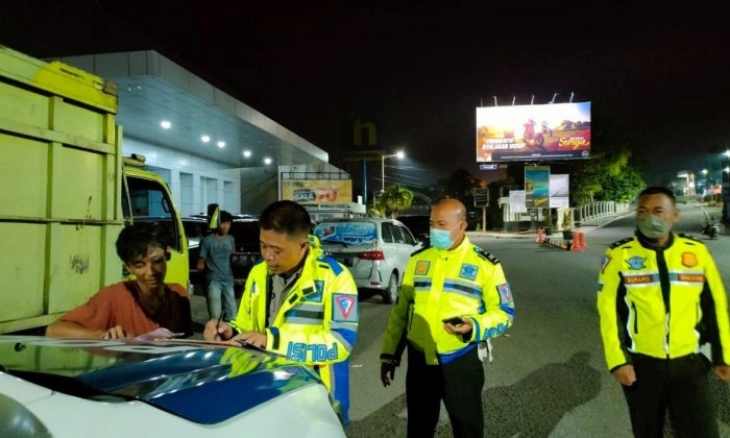 Ditlantas Polda Jambi Tegas Mobil Batu Bara Dilarang Masuk Jalur Kota 