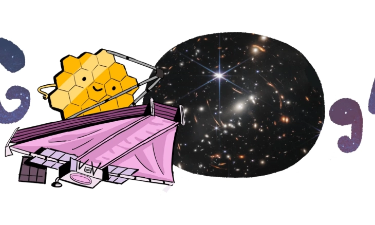 Google Doodle Rayakan Foto Alam Semesta dari Telescope James Webb
