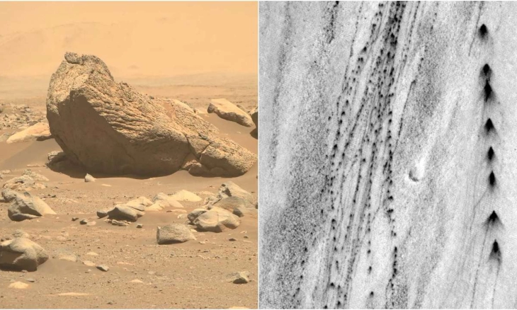 Para Ilmuwan Melihat Ribuan Jejak di Mars