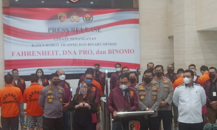 Bareskrim Terima 550 Aduan Kasus Trading Fahrenheit, Kerugian Capai Rp480 Miliar