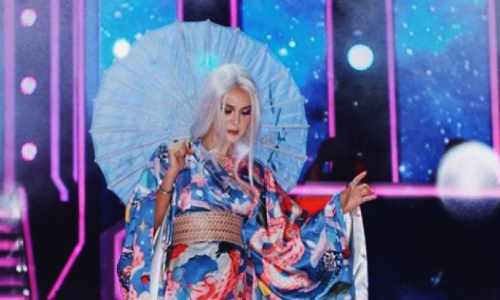 Cantiknya Luna Maya Tampil Jadi Gadis Tradisional Jepang 