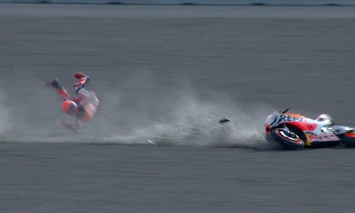 Quartararo Unjuk Gigi di FP2 MotoGP Mandalika, Marquez Crash