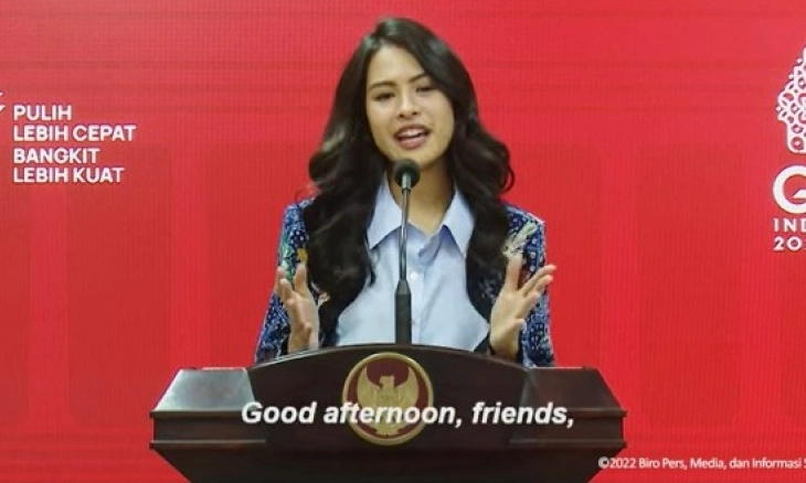 Maudy Ayunda Paparkan Hasil Pertemuan Tingkat Menteri Ketenagakerjaan (LEMM G20)