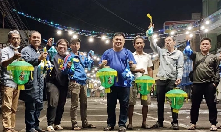Sambut Bulan Ramadhan, UMKM Pasar Lama Pasang Lampion Bernuansa Islami