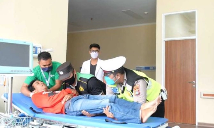 Jelang Ajang MotoGP, Satlantas Polres Loteng Gelar Pelatihan Pertolongan Lakalantas