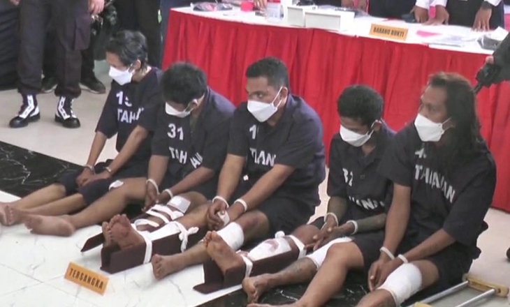 Ini Wajah 5 Tersangka Penembak Istri TNI