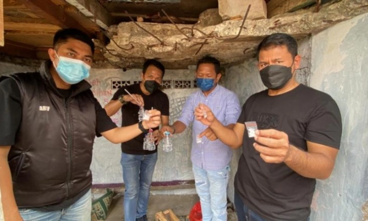 Gerebek Kampung Boncos Jakarta Barat, Empat Pengguna Narkoba Diamankan