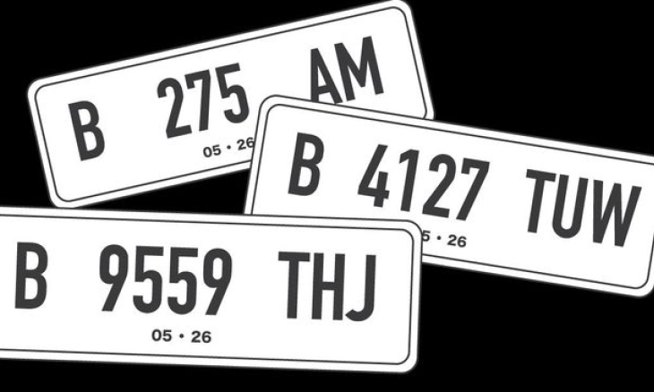 Mulai Pertengahan Tahun Ini, Perubahan Warna Pelat Kendaraan Tak Ada Biaya Tambahan