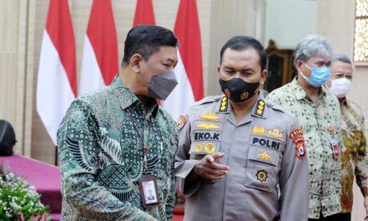 Polda Banten Hadiri Rakor Pemberantasan Korupsi di Pendopo Gubernur