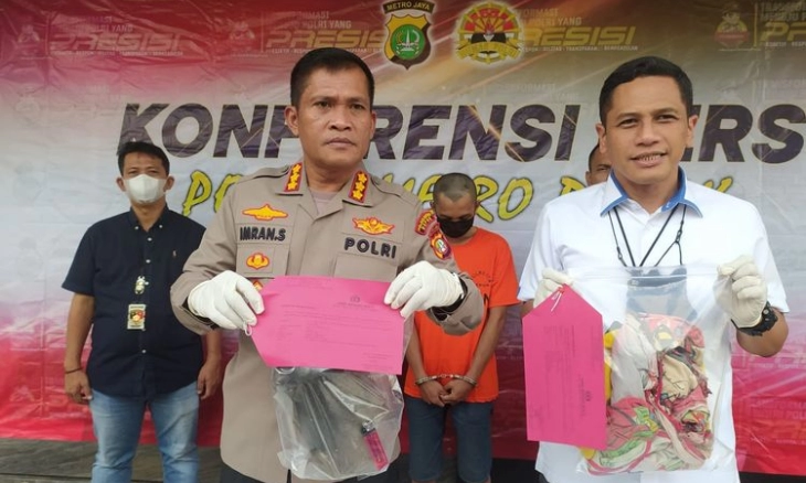 Suami Bakar Istri di Depok