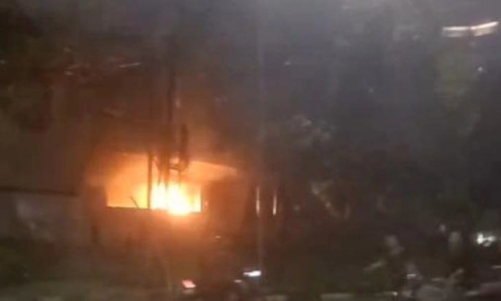 Pos Polisi di Pejompongan Dibakar Orang Tak Dikenal