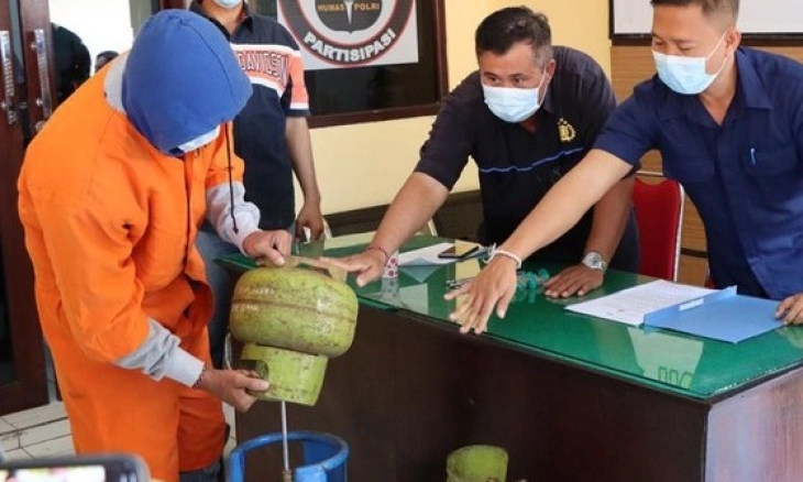 Rumah Pengoplos Elpiji di Buleleng Digerebek 