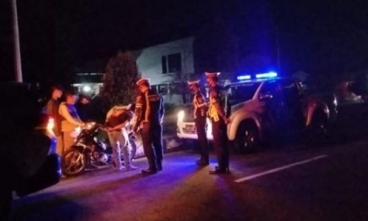  Razia Balap Liar di Simpang Empat Pasaman Barat Sumbar