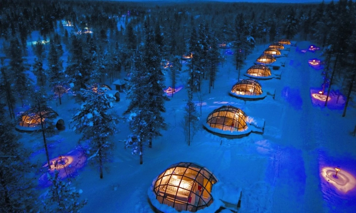 Serunya Menginap di Rumah Khas Kutub Utara