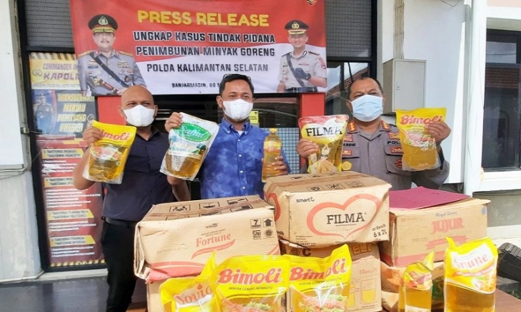 Ditemukan Gudang Penimbunan Minyak Goreng di Kabupaten Banjar