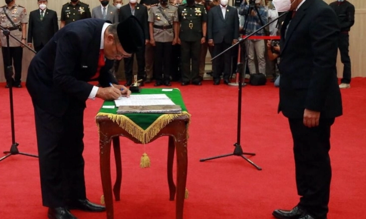 Pj Gubernur Resmi Melantik M Tranggono Sebagai Penjabat Sekda Provinsi Banten