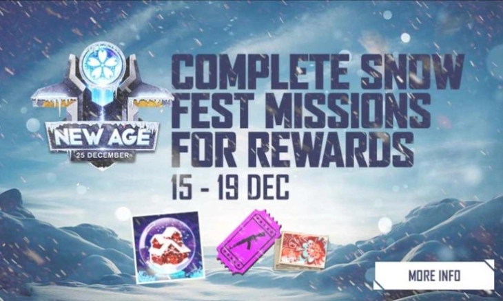 Tuntaskan Misi Free Fire Snow Fest, Dapatkan Avatar dan Hadiah Ekslusif 