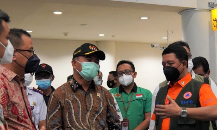 Kepala BNPB dan Menko PMK Tinjau Fasilitas Bandara Internasional Bali Pastikan Kesiapan  Menerima PPLN dan Tamu Negara Event International