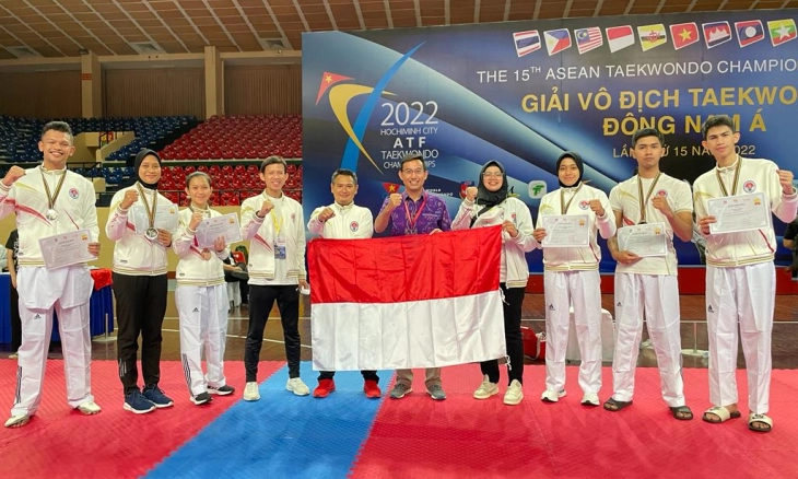Enam Atlet Nasional Tae kwon Do Sabet Medali di Vietnam