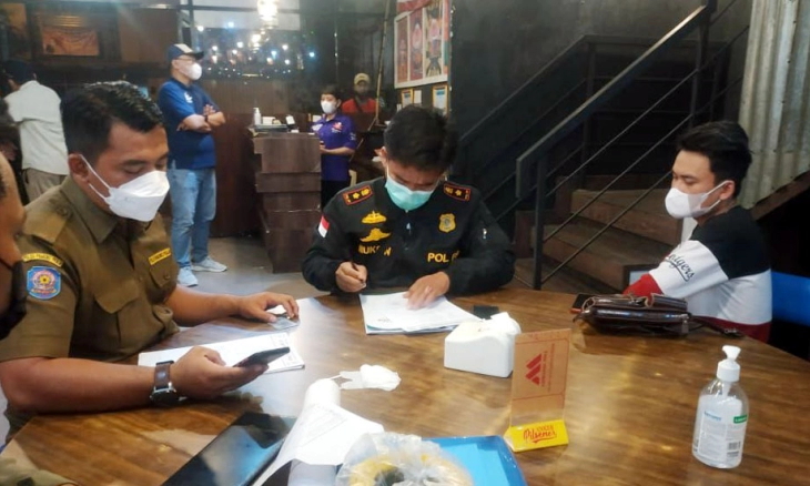 Tegakkan Prokes, Pemkot Tangsel Bersama TNI dan POLRI Gelar Razia PPKM Skala Besar