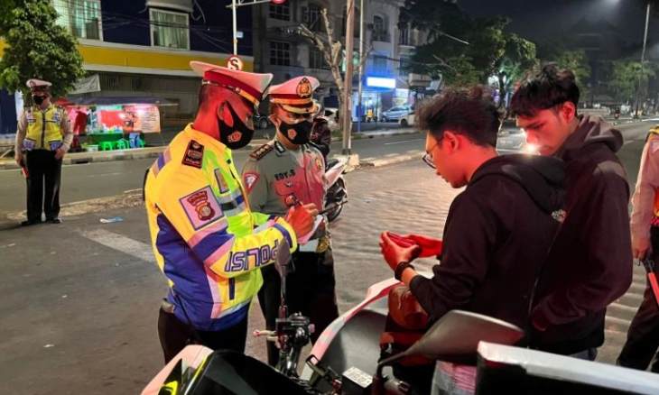 SOTR, Polda Metro Jaya Tilang Sejumlah Pengendara